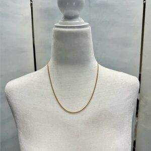 Gold plated Iron Chain Necklace